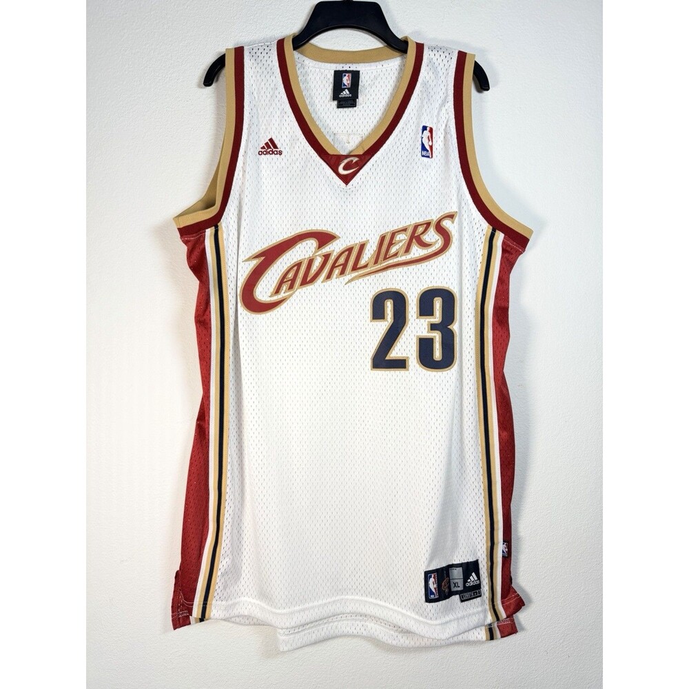 Vintage Cleveland Cavaliers LeBron James #23 Adidas Home Jersey XL Length +2 NBA